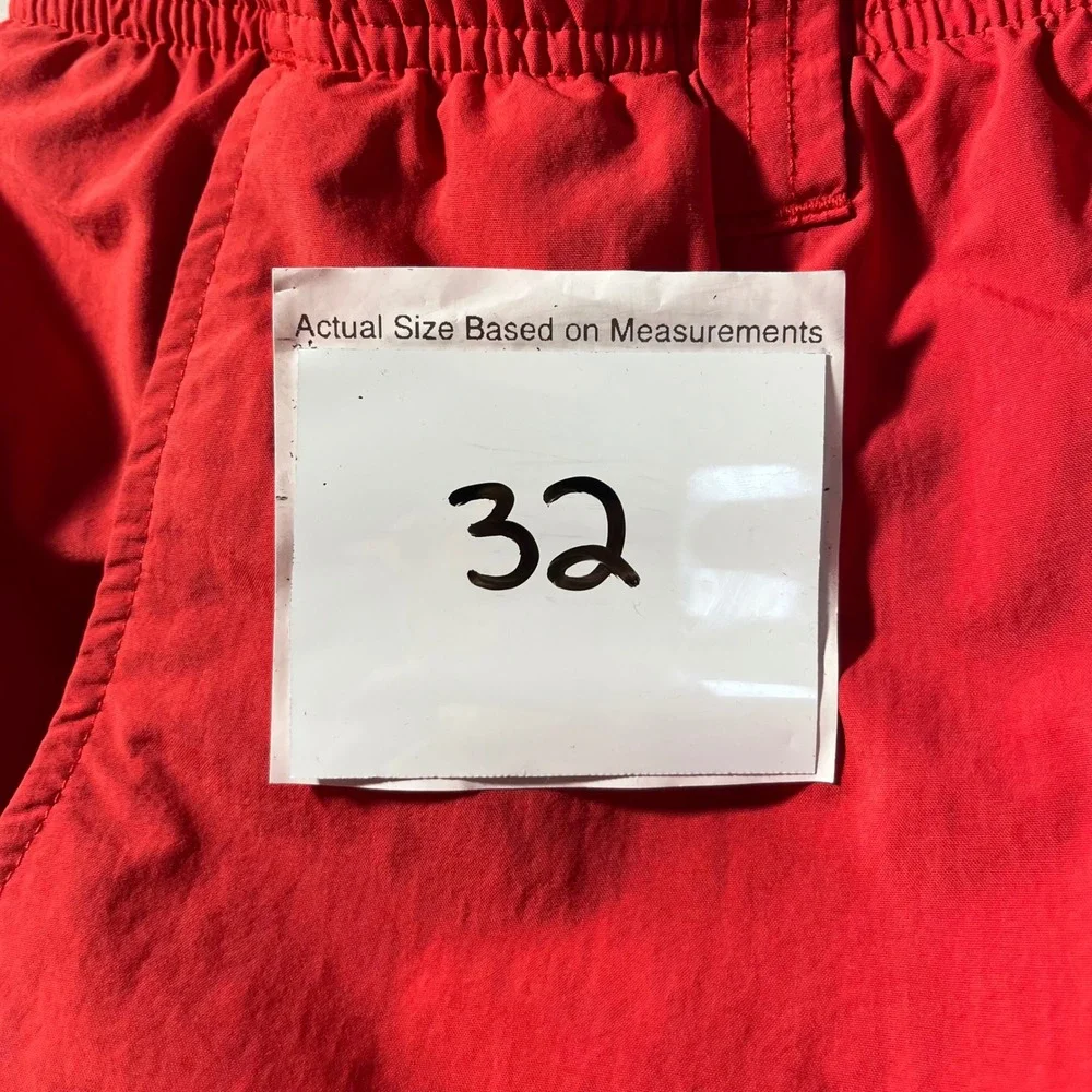 Columbia Shorts PFG Mens Medium 36‎ Red Nylon Fishing Outdoor Sportswear